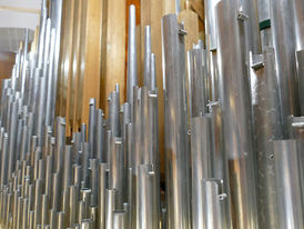 Sanierung der "Lötzerich" Orgel in St. Crescentius (Foto: Karl-Franz Thiede)